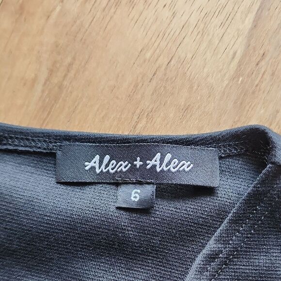 Alex + Alex Stylish One Piece Peplum Dress- Women's Size 6 - Picture 2 of 6